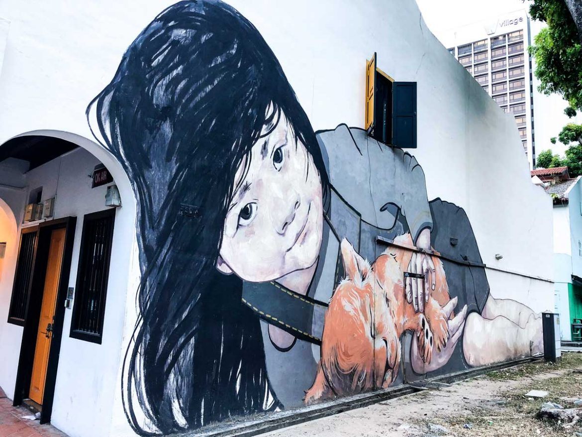 Discover the Singapore Street Art Scene street art in Singapore by Ernest Zacharevic