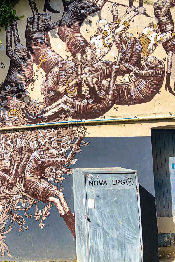close-up of Phlegm's fantasy creatures as part of the collab with Pixel Pancho